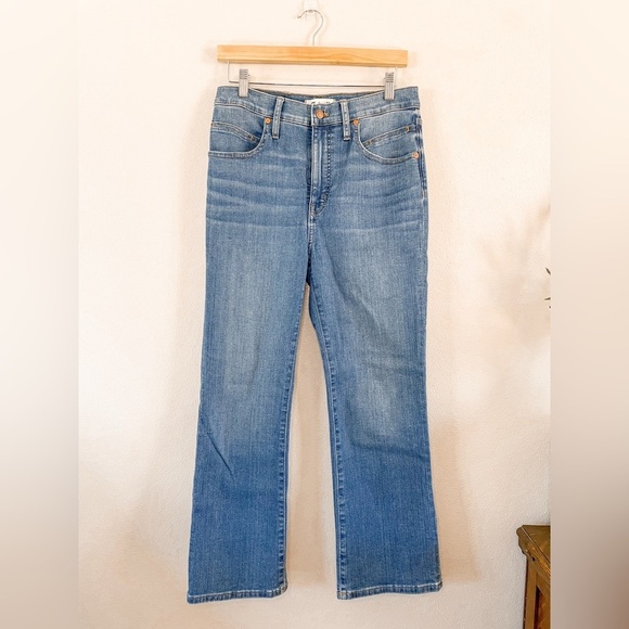 Madewell | Cali Demi Boot Light Wash High Waist Jeans, 28 - Picture 1 of 12